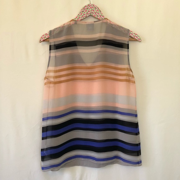 CAbi Underline Stripe blouse 3273 size medium - Picture 7 of 7
